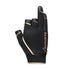 Marukyu Warm Fishing Gloves MQ-01 3-piece Black/Gold L