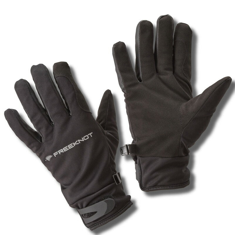 Freeknot Winter Gloves, Waterproof Game Gloves, Black, L