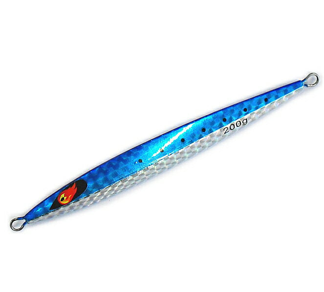 Marushin Metal Jig Amber Jack 250g Blue *Payment not available in store