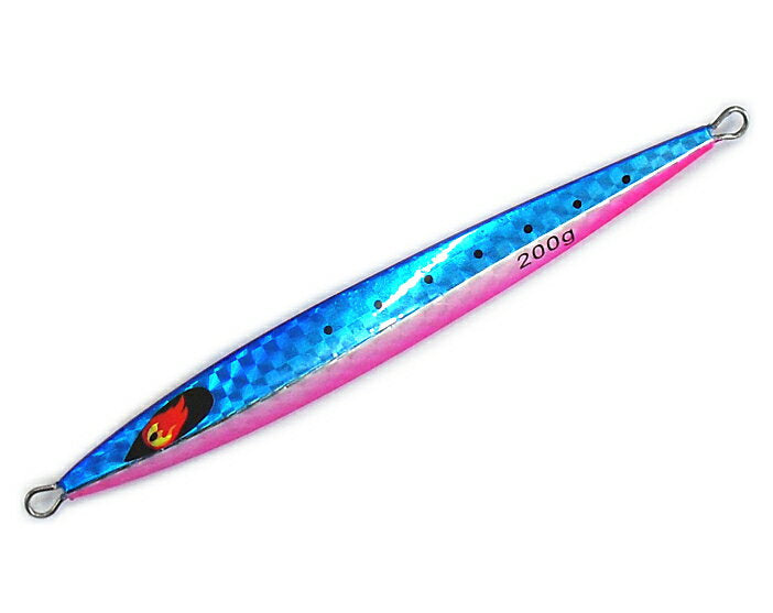 Marushin Metal Jig Amber Jack 200g Blue Pink *Payment not available in store
