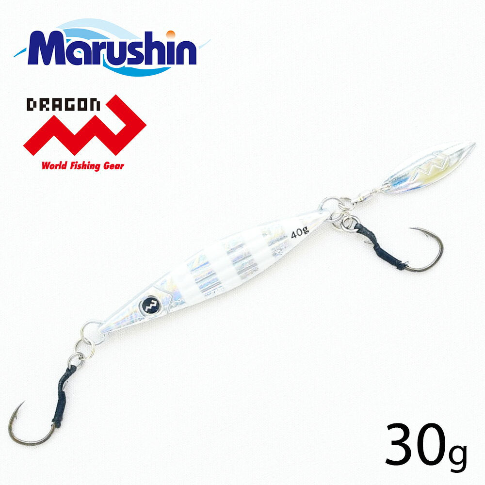 Marushin Metal Jig Direct Jig Kaimai 30g Zebra Glow *Payment not available in store