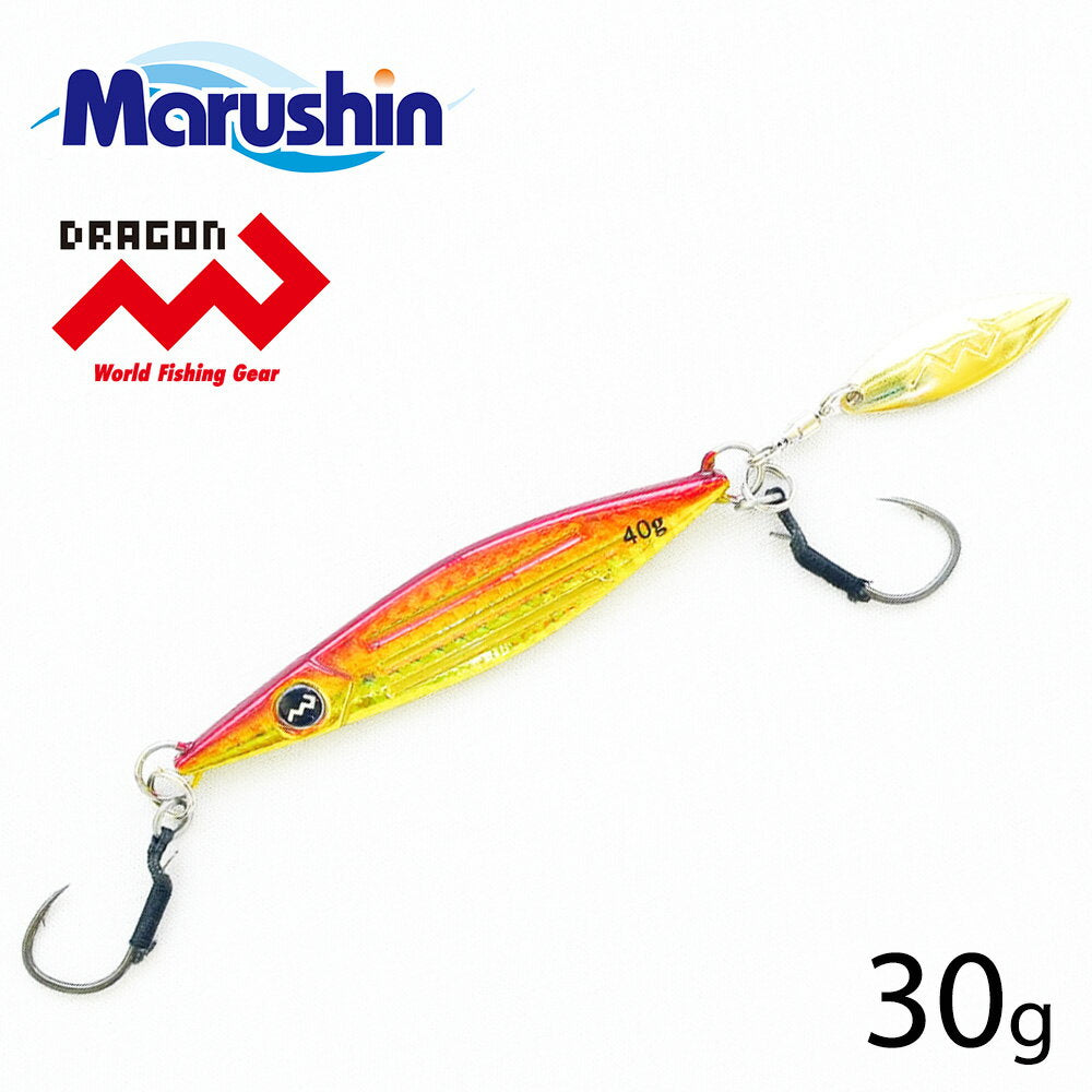 Marushin Metal Jig Direct Jig Umimai 30g Red Gold *Payment not available in store