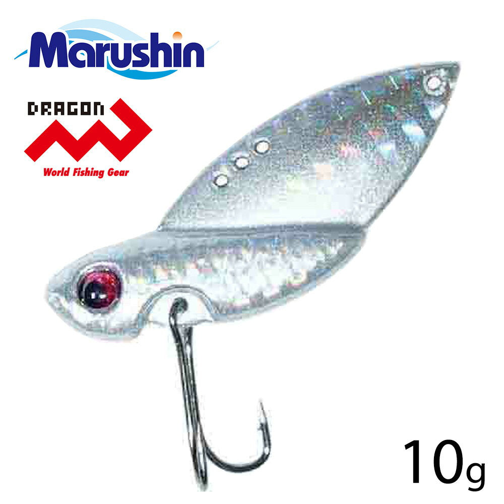 Marushin Fishing Gear Sea Bass Lure MV Cicada Silver 10g *Payment not available in store