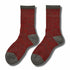 Freeknot Socks Layer Tech Mid Socks Round Toe Red 26