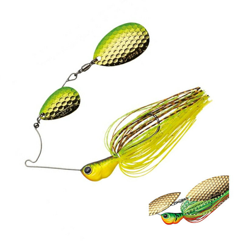EVERGREEN D-ZONE Spinnerbait Buzzbait 1/2oz DI #06 Hot Tiger 1255P0006