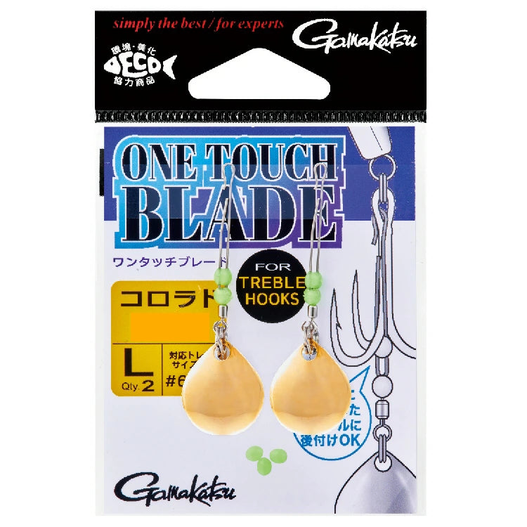 Gamakatsu One-Touch Blade for Treble Colorado Gold L