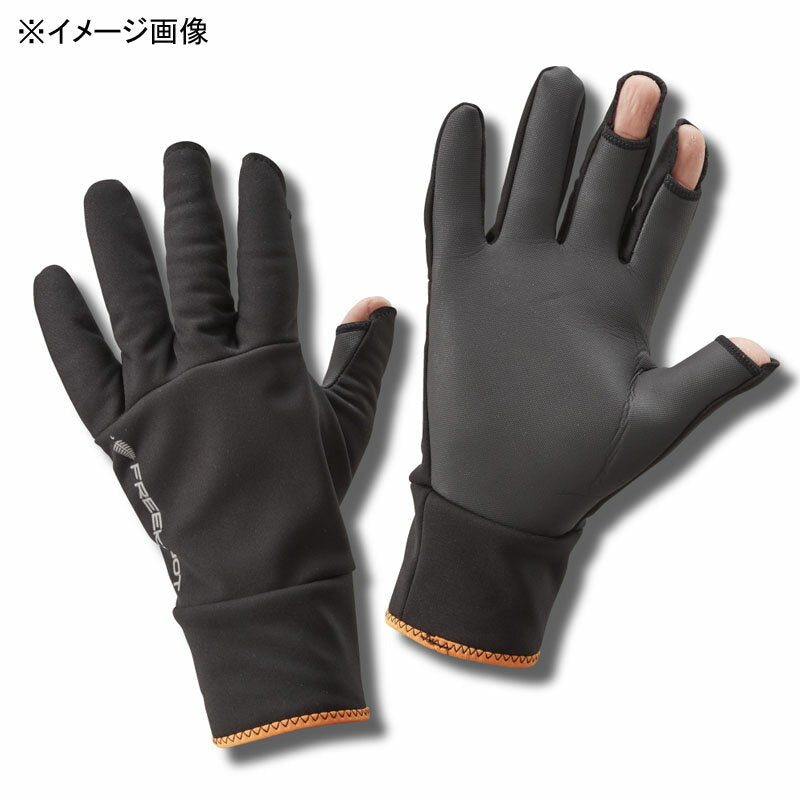 Freeknot Winter Gloves Windshell Gloves 3-piece Cut Black L