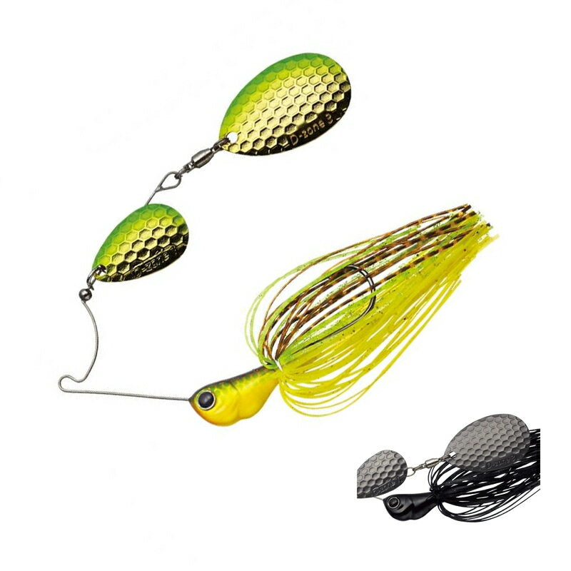 EVERGREEN D-ZONE Spinnerbait Buzzbait 1/2oz DI #48 Matte Black 1255P0048