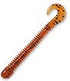 Cormoran Worm Saturn R 3 inch #078 Pumpkin Pepper