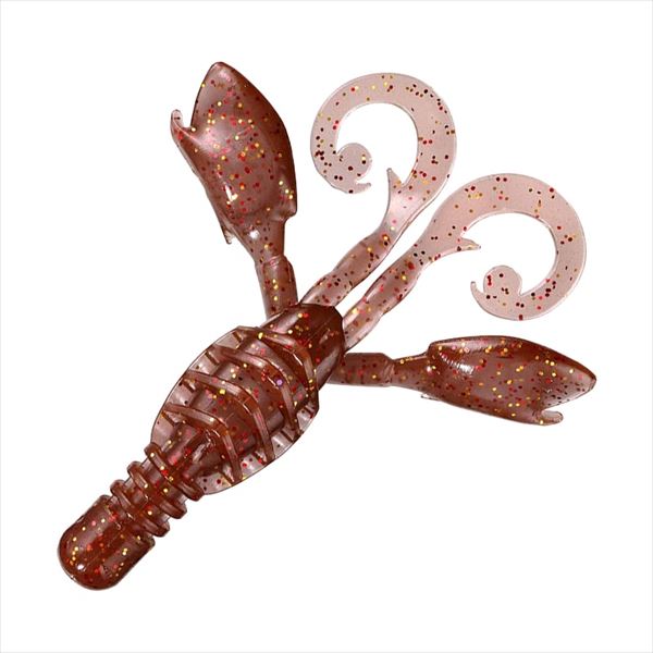 Smith Worm Smokey Grouper Bug 3.5 inch Brown Shrimp 06