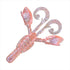 Smith Worm Smokey Grouper Bug 3.5 inch Skin Pink Holo 08