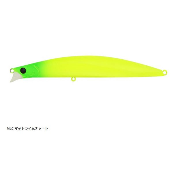 Jackson Seabass Lure Shallow Swimmer 125 MLC Matte Lime Chart