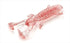 Jackson Worm Chinkorohog 2.6 inch CRL Clear Red Glitter