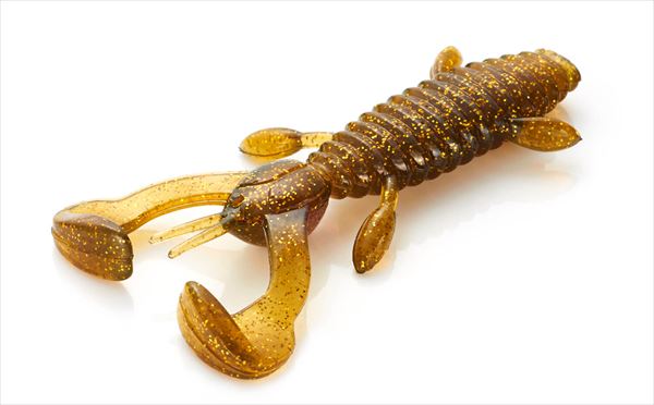 Jackson Worm Chinkorohog 2.6 inch CBG Clear Brown Gold Glitter