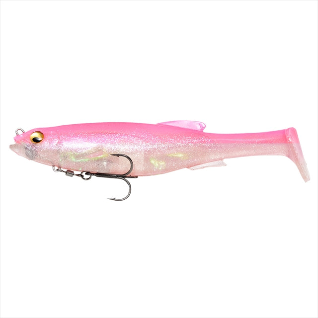 Megabass Worm Magdraft 5inch Pink Shiner