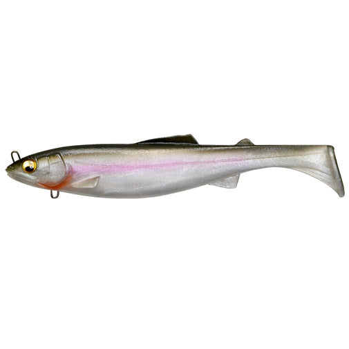 Megabass Worm Magsroll 5inch Pearl Shad