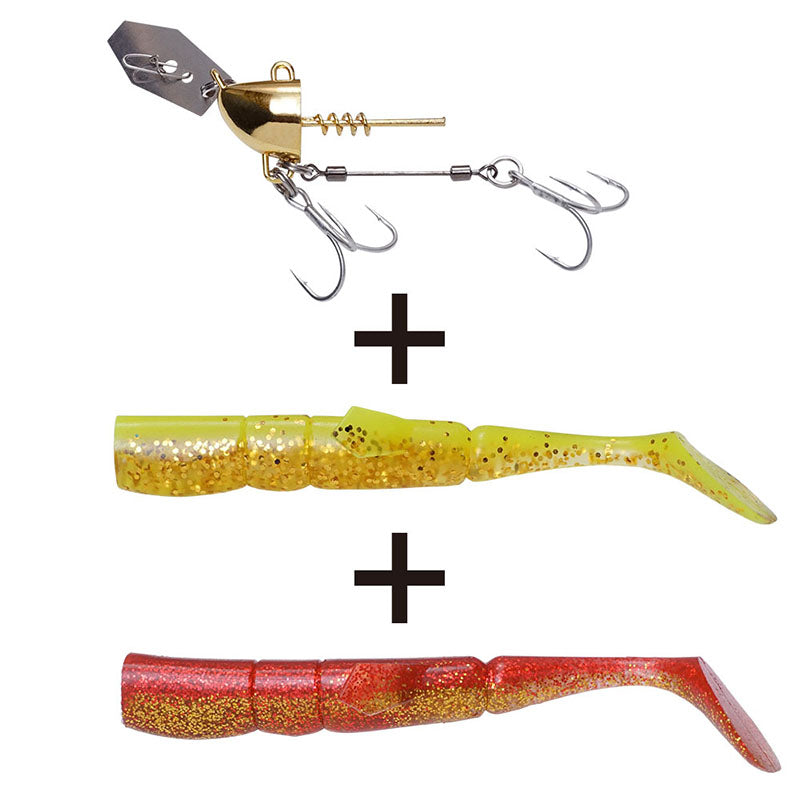 Megabass Bottom Slash Plus Starter Set Gold Head 15G