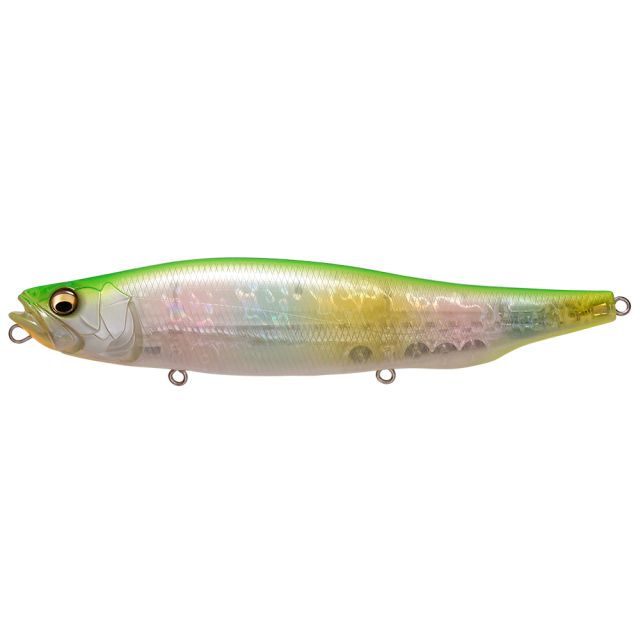 Megabass Seabass Lure Mega Dog GP Lime Rainbow
