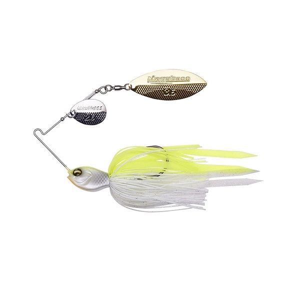 Megabass Spinnerbait SV-3 3/4oz SR (Slow Roll) White Chart