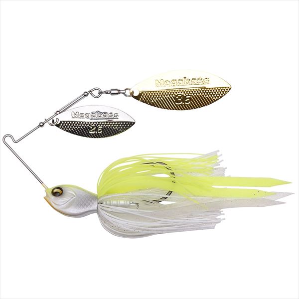 Megabass SV-3 3/4oz DW White Chart