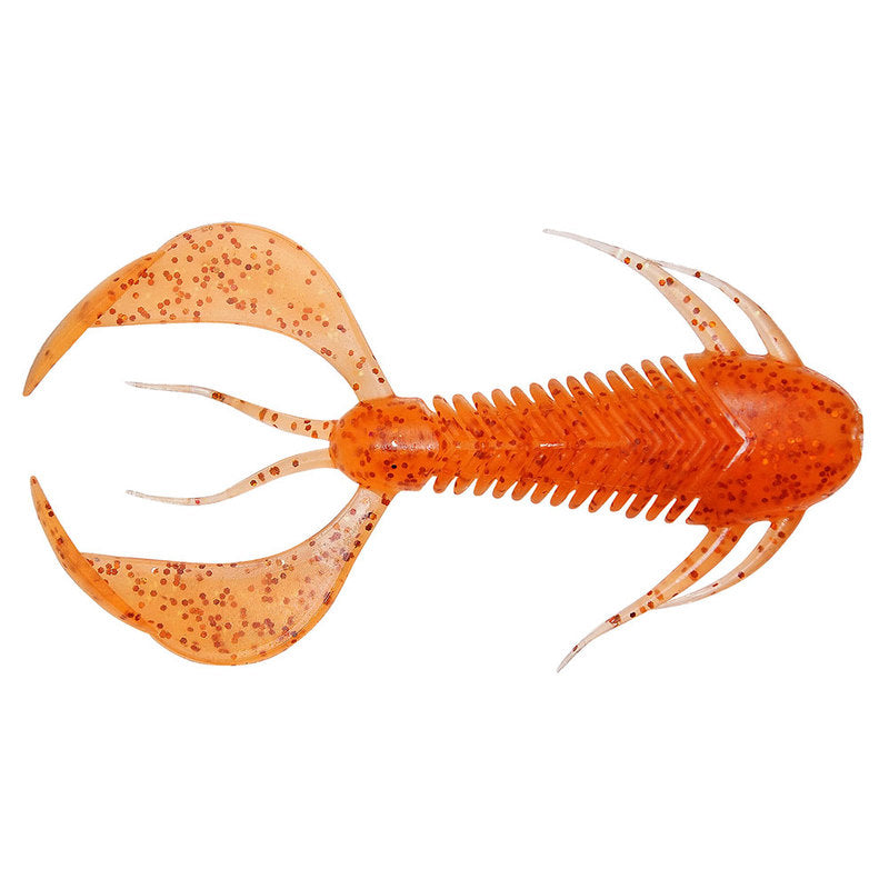 Megabass ROCK HOG 3inch Clear Orange/Reins Bow Flake