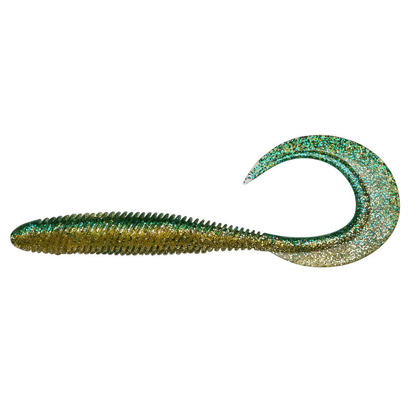 Megabass KEMURI CURLY 4.5inch Green Gold