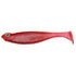 Megabass Worm Hazedon Shad SW 3 inch Clear Red