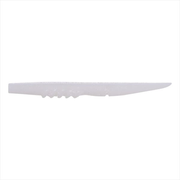 Megabass Worm Tiny Exlayer 3 inch solid white