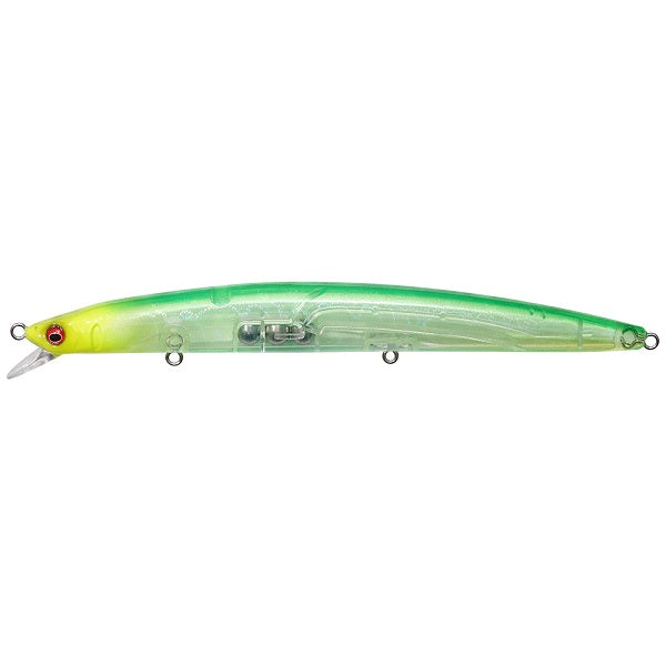 Megabass Seabass Lure Kukai Slim 140 GP Sparkling Chart Head