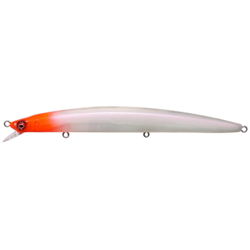 Megabass Seabass Lure Kukai Slim 140 PM Sensing Red Head