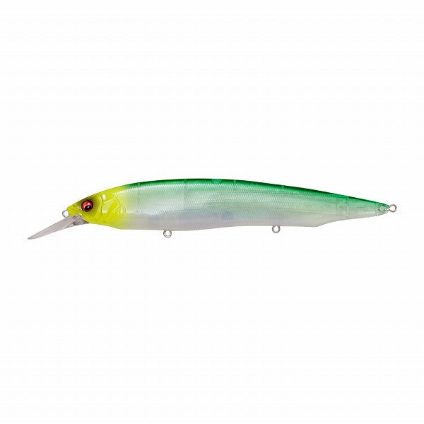 Megabass Seabass Lure Kanata+1 SW GP Citrus Chart Head