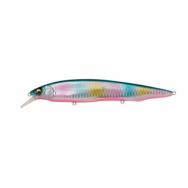 Megabass Seabass Lure Kanata SW GLX Blue Pink Rainbow