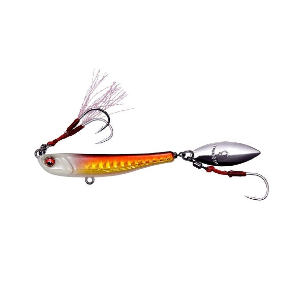 Megabass Metal Jig MAKIPPA 10g Akakin Half Glow