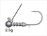 VARIVAS Jig Head Jig Head Hook Kyokuten #1/0 - 2.5g
