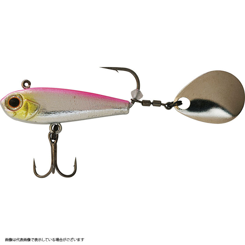 Jackson Iga Jig Spin 5g CPK Chrome Pink Back