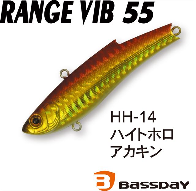 Bassday Range Vibe 55ES HH-14 Height Hollow Red Gold