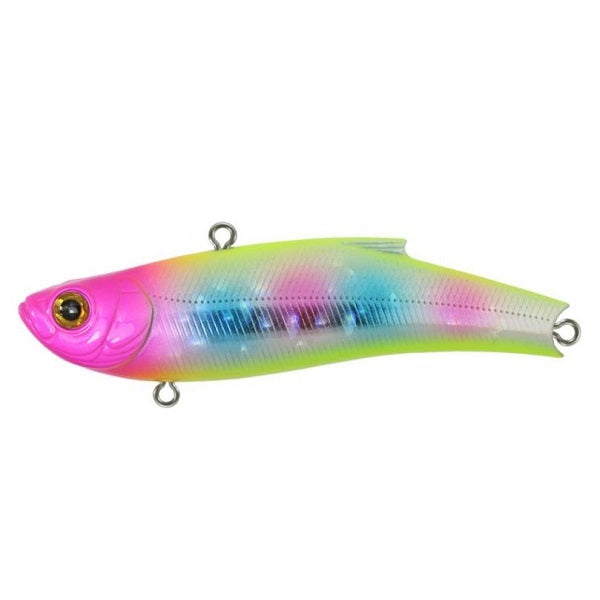 Bassday Seabass Lure Range Vibe 80ES RD-522 Pink Head Candy