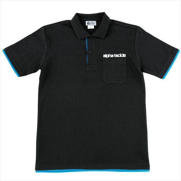 Alpha Tackle Dry Polo Shirt Black M Size