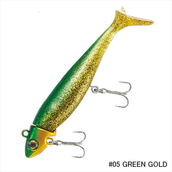 Tailwalk Crazy Jig Head Swimmer 15g #05 Green Gold