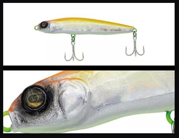 ADUSTA Seabass Lure Sea Shaker 90 25g 135 Haraguro Orange