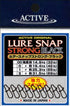 Active Snap Ring LureSnap Strong Black #00