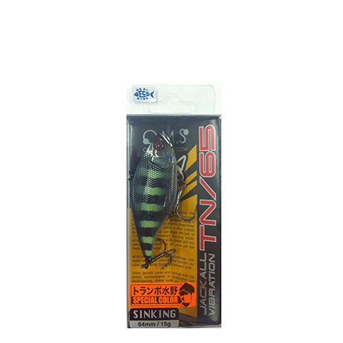 JACKALL TN65 Mizuno Smoke/Chart Tiger