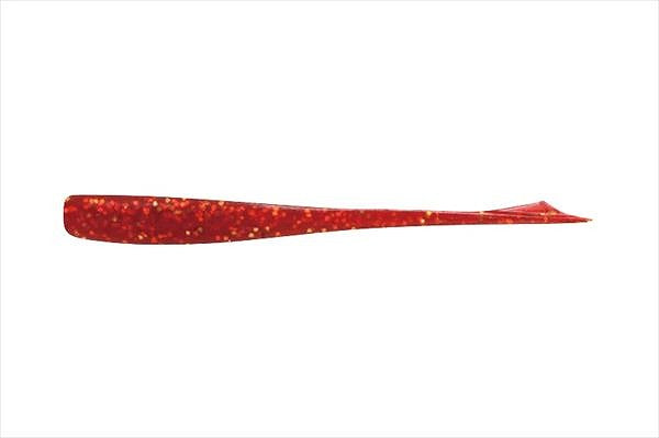 JACKALL Worm Deka Kibinago 2.5 inch Red Gold Flake