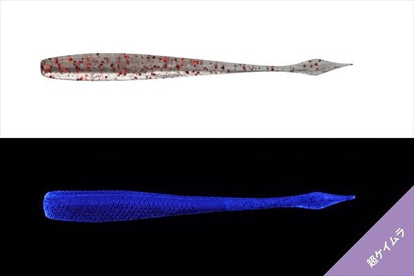 JACKALL Deka Kiminago 2.5 inch Ultra Keimura Clear Red Flake