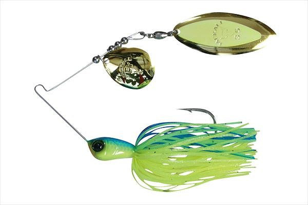 JACKALL Spinnerbait Buzzbait Super Eruption Jr. 3/8oz Tandem Willow Blue Back Chart