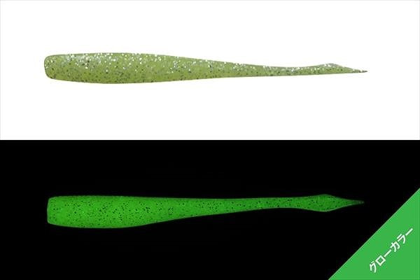 JACKALL Deka Kibinago 2.5 inch Glow Chart Silver Flake