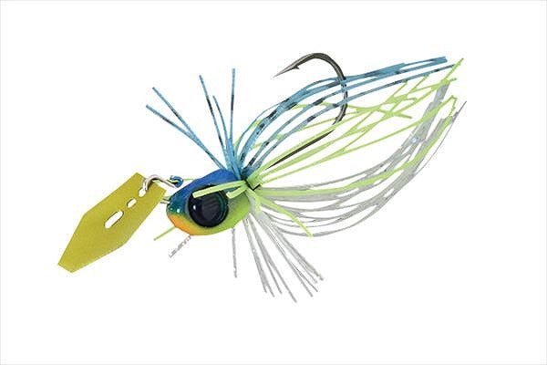 JACKALL Rubber Jig Della Break 1/8oz Light Blue Back Chart