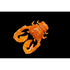 JACKALL (JACKALL) Chibi Chinu Crab 1 Orange Gold Flake