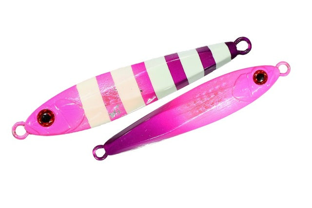 JACKALL Big Backer JIG 10g Glow Pink & Purple/Lens Holo