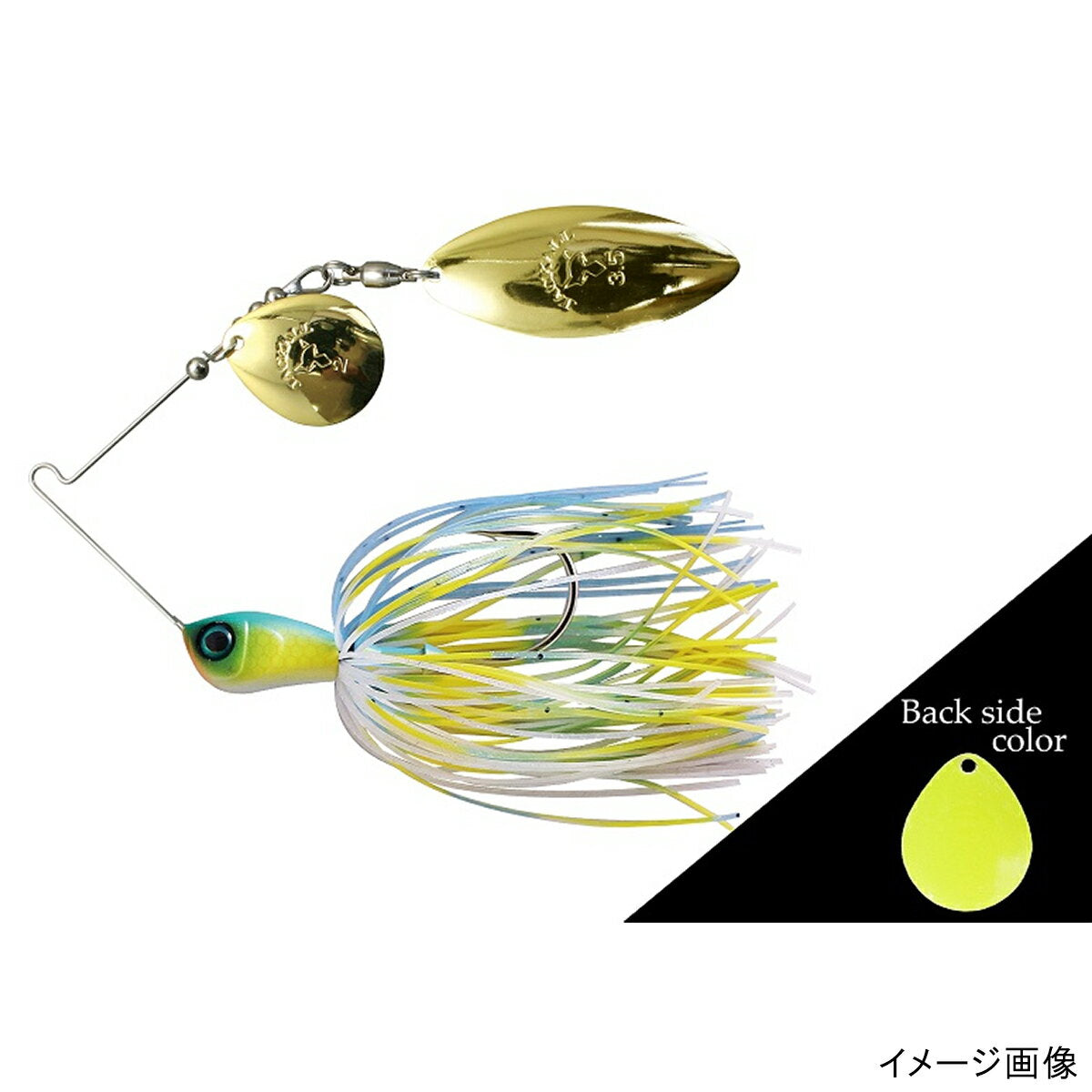 JACKALL Super Eruption Jr. 1/2oz TW Citrus Chart Stripe